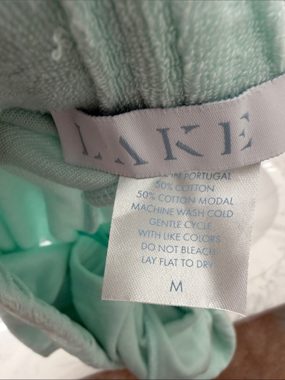 LAKE Mint Green Short Sleeve Lounge Tee & Shorts Set - Picture 4 of 4